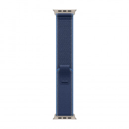 Apple Watch Ultra 3, 49 мм, Natural Titanium Case/Blue/Bright Blue Trail Loop S/M Band