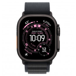 Apple Watch Ultra 3, 49 мм, Black Titanium Case/Black Alpine Loop Medium Band