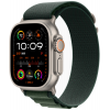 
Apple Watch Ultra 2 GPS + Cellular, 49 мм, корпус из титана, ремешок Alpine цвета «Dark green», размер L