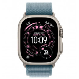 Apple Watch Ultra 3, 49 мм, Natural Titanium Case/Light Blue Alpine Loop Medium Band