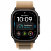 
Apple Watch Ultra 4, 49 мм, Black Titanium Case with Desert Alpine Loop (S)