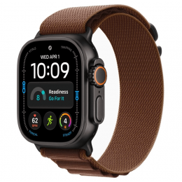 Apple Watch Ultra 4, 49 мм, Black Titanium Case with Burgundy Alpine Loop (M)