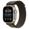 
Apple Watch Ultra 4, 49 мм, Natural Titanium Case with Dark Olive Alpine Loop (M)