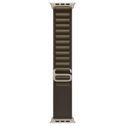 
Apple Watch Ultra 4, 49 мм, Natural Titanium Case with Dark Olive Alpine Loop (S)