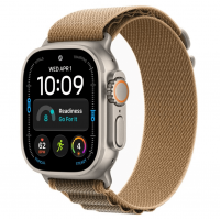 Apple Watch Ultra 4, 49 мм, Natural Titanium Case with Desert Alpine Loop (M)