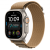 
Apple Watch Ultra 4, 49 мм, Natural Titanium Case with Desert Alpine Loop (L)