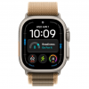 
Apple Watch Ultra 4, 49 мм, Natural Titanium Case with Desert Alpine Loop (S)