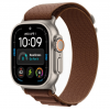 
Apple Watch Ultra 4, 49 мм, Natural Titanium Case with Burgundy Alpine Loop (M)