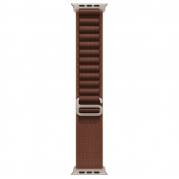 Apple Watch Ultra 4, 49 мм, Natural Titanium Case with Burgundy Alpine Loop (M)
