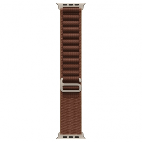 
Apple Watch Ultra 4, 49 мм, Natural Titanium Case with Burgundy Alpine Loop (L)