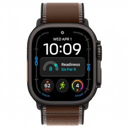 Apple Watch Ultra 4, 49 мм, Black Titanium Case with Dark Umber Trail Loop (S/M)