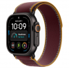 
Apple Watch Ultra 4, 49 мм, Black Titanium Case with Burgundy Trail Loop (S/M)