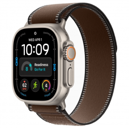 Apple Watch Ultra 4, 49 мм, Natural Titanium Case with Dark Umber Trail Loop (S/M)