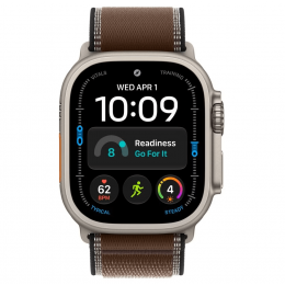 Apple Watch Ultra 4, 49 мм, Natural Titanium Case with Dark Umber Trail Loop (S/M)