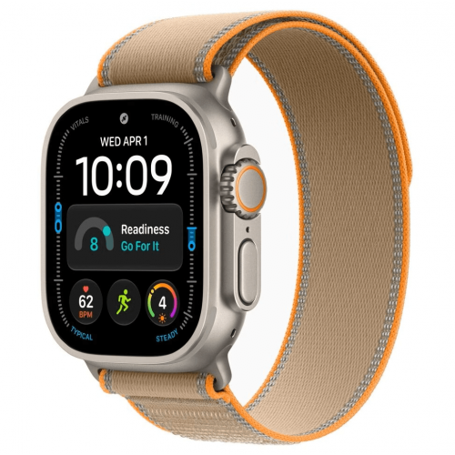 
Apple Watch Ultra 4, 49 мм, Natural Titanium Case with Sand Trail Loop (M/L)