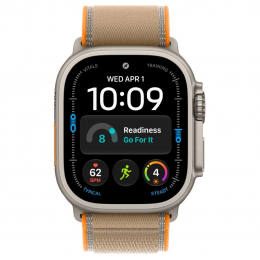 Apple Watch Ultra 4, 49 мм, Natural Titanium Case with Sand Trail Loop (S/M)