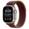 
Apple Watch Ultra 4, 49 мм, Natural Titanium Case with Burgundy Trail Loop (M/L)