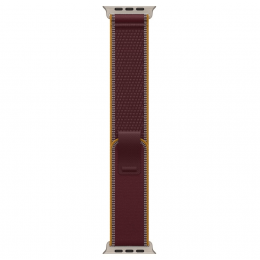 Apple Watch Ultra 4, 49 мм, Natural Titanium Case with Burgundy Trail Loop (M/L)