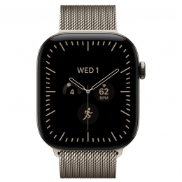 Apple Watch Series 12, 42 мм, Natural Titanium Case with Natural Milanese Loop (S/M)