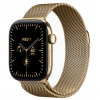 
Apple Watch Series 12, 42 мм, Radiant Gold Titanium Case with Radiant Gold Milanese Loop (M/L)