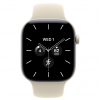 
Apple Watch Series 12, 42 мм, Pearl White Ceramic Case with Sand Sport Band (S/M)