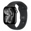 
Apple Watch Series 11, 42 мм, Jet Black Aluminum Black Sport Band S/M
