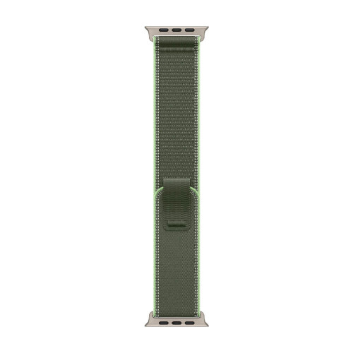 
Apple Watch Ultra 3, 49 мм, Natural Titanium Case/Green/Neon Trail Loop M/L Band