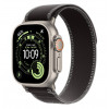 
Apple Watch Ultra 3, 49 мм, Natural Titanium Case/Black Charcoal Trail Loop S/M Band