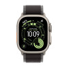 
Apple Watch Ultra 3, 49 мм, Natural Titanium Case/Black Charcoal Trail Loop S/M Band