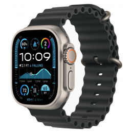 Apple Watch Ultra 2 (2024) GPS + Cellular, 49 мм, корпус из титана, ремешок Ocean цвета «Black»