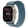 
Apple Watch Ultra 3, 49 мм, Natural Titanium Case/Light Blue Alpine Loop Medium Band