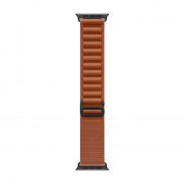 Apple Watch Ultra 3, 49 мм, Black Titanium Case/Terra Cotta Alpine Loop Large Band
