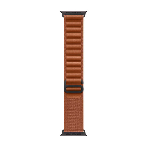 
Apple Watch Ultra 3, 49 мм, Black Titanium Case/Terra Cotta Alpine Loop Small Band