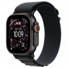 
Apple Watch Ultra 3, 49 мм, Black Titanium Case/Black Alpine Loop Medium Band