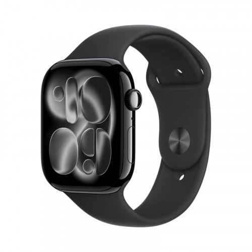 
Apple Watch Series 11, 46 мм, Jet Black Aluminum Black Sport Band M/L