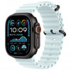 
Apple Watch Ultra 2 GPS + Cellular, 49 мм, черный корпус из титана, ремешок Ocean цвета «Ice Blue»