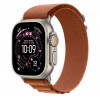 
Apple Watch Ultra 3, 49 мм, Natural Titanium Case/Terra Cotta Alpine Loop Medium Band