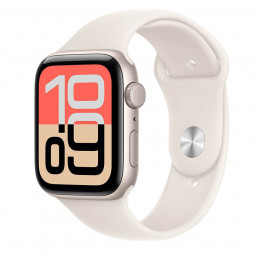 Apple Watch SE 3, 44 мм, Starlight Aluminum Starlight Sport Band S/M