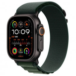 Apple Watch Ultra 2 GPS + Cellular, 49 мм, черный корпус из титана, ремешок Alpine цвета «Dark Green», размер M