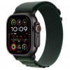 
Apple Watch Ultra 2 GPS + Cellular, 49 мм, черный корпус из титана, ремешок Alpine цвета «Dark Green», размер S