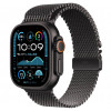 
Apple Watch Ultra 2 GPS + Cellular, 49 мм, корпус из титана, ремешок Titanium Milanese Loop черного цвета, размер L