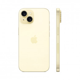 Смартфон Apple iPhone 15 SIM 128 ГБ, желтый