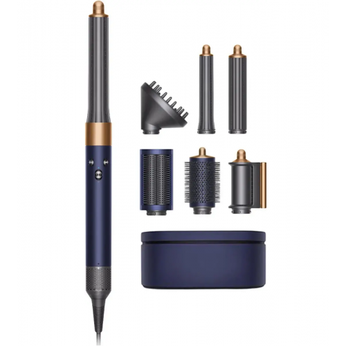 
Стайлер для волос Dyson AirWrap Complete Long Diffuse HS05, Prussian Blue/Rich Copper (с насадкой-диффузором)