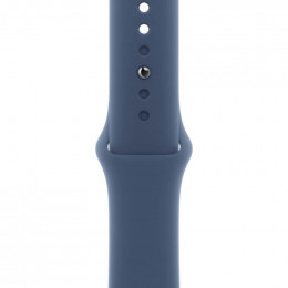 Apple Watch Series SE 2024, 44mm, Silver Aluminium Case, Sport Band Blue Denim, M/L
