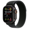 
Apple Watch Ultra 2 GPS + Cellular, 49 мм, черный корпус из титана, ремешок Trail цвета «Black», размер S/M