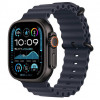 
Apple Watch Ultra 2 GPS + Cellular, 49 мм, черный корпус из титана, ремешок Ocean цвета «Navy»
