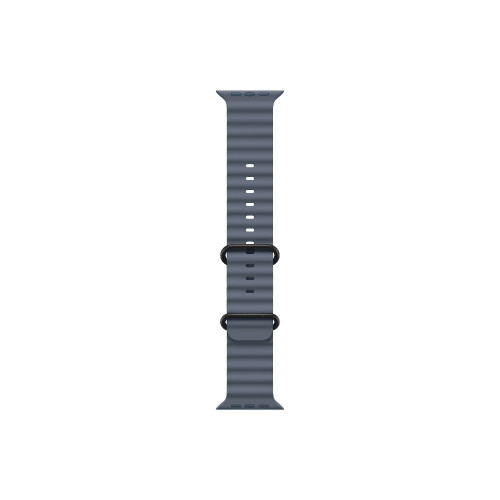 
Apple Watch Ultra 3, 49 мм, черный корпус из титана, ремешок Ocean цвета «Anchor Blue»