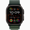 
Apple Watch Ultra 2 GPS + Cellular, 49 мм, черный корпус из титана, ремешок Alpine цвета «Dark Green», размер L