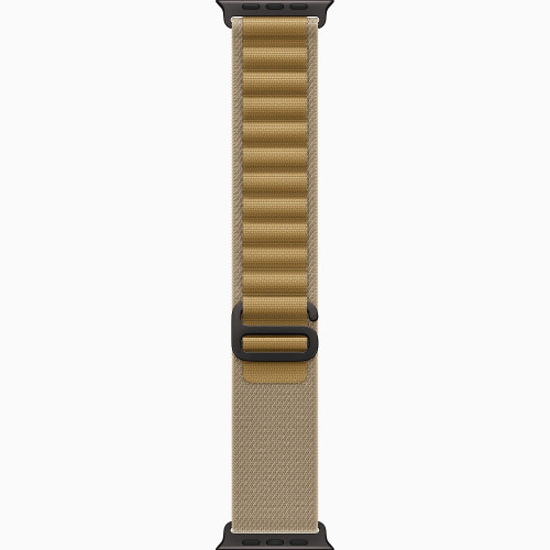 
Apple Watch Ultra 2 GPS + Cellular, 49 мм, черный корпус из титана, ремешок Alpine цвета «Tan», размер M