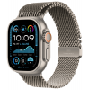 
Apple Watch Ultra 2 GPS + Cellular, 49 мм, корпус из титана, ремешок Titanium Milanese Loop бежевого цвета, размер L